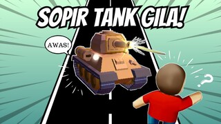 AWAS ADA TANK NGEBUT! - Taxi Run Sopir Gila