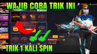 trik 1 kali spin Evo gun famas demonic grin free fire, Evo gun famas demonic grin Garena free fire