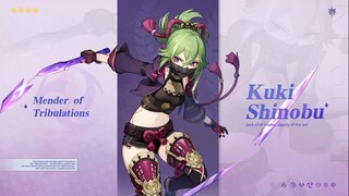 Kuki Shinobu Official Trailer Genshin Impact