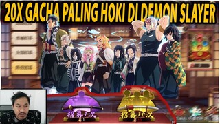 🔥🔥20X GACHA PALING HOKI DI TAHUN INI!! GILASIH BANJIR CHARCTER 9 PILAR CORPS!! - KIMETSU NO YAIBA