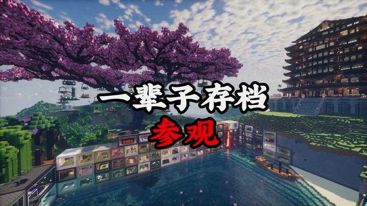 来看看我的世界这1366个小时的单人生存地图吧