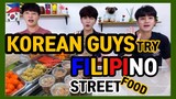 [REACT]  Korean Guys Try Filipino Street Foods #23
