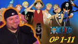 Just The Best! ONE PIECE Opening 1-11 REACTION | Anime Op Reaction