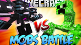 เทพ Wither vs Creeper กลายพันธุ์!! _ Minecraft - Mobs Battle