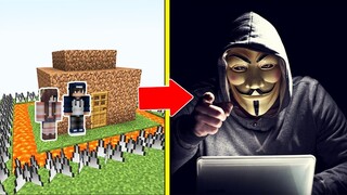 HACKER Tấn Công Nhà Được Bảo Vệ Bởi bqThanh và Ốc Trong Minecraft