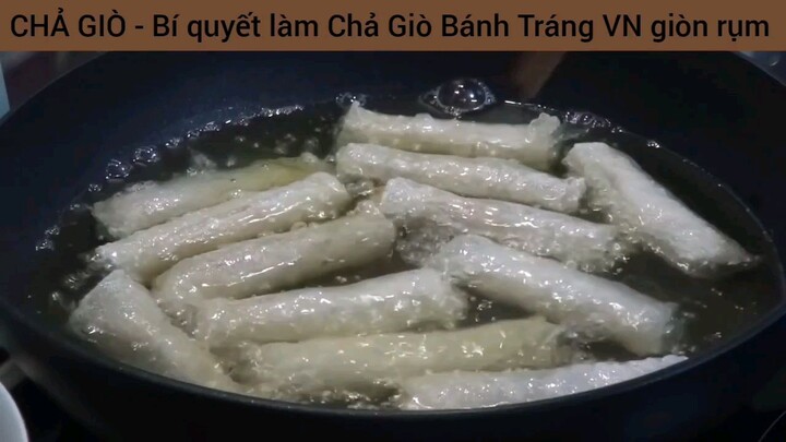 bí quyết làm chả giò bánh tráng