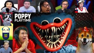 Teriakan Gamer Di Jumpscare Boneka Seram Huggy Wuggy | Poppy Playtime Indonesia