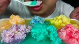 Eating Colorful Ice Rice ASMR