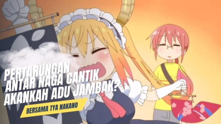 Pertarungan antar naga kawai 'Kobayashi Dragon Maid S'