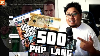 GTA 5 on PS5 Upgrade 500 pesos lang using GCASH