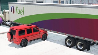 Cars vs Trailer Trucks | BeamNG.Drive