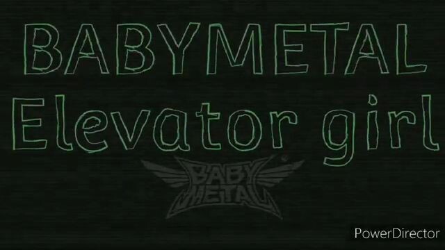 Babymetal Elevator girl [color coded lyrics ROMAJI]
