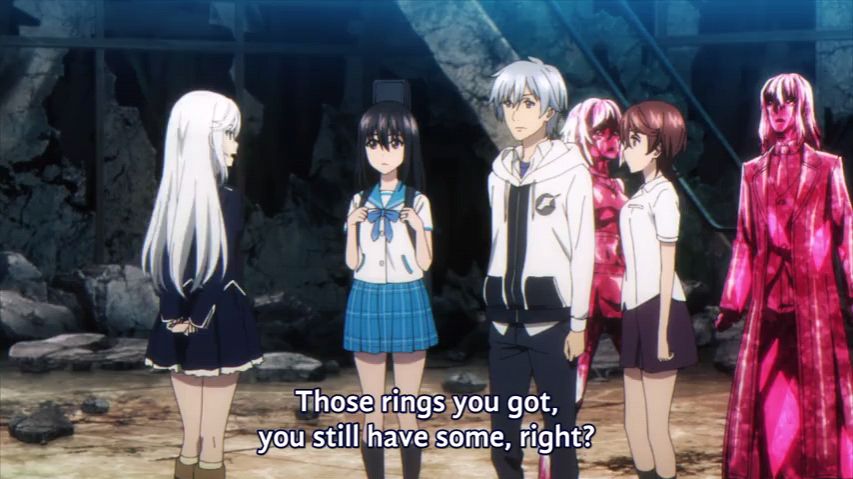 Asagi confesses her love to kojo, strike the blood S5 ep.2