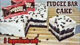 NO BAKE FUDGEE BAR CAKE | 2 INGREDIENTS ONLY DARK CHOCOLATE CAKE | TIRAMISU SQUARE | NEGOSYONG PATOK