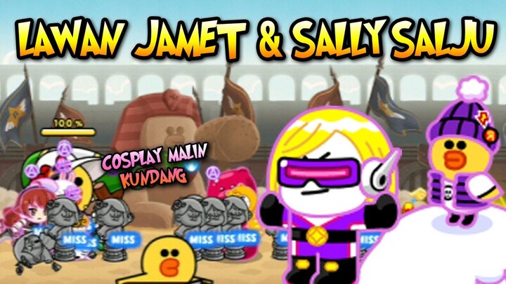 PVP LAWAN JAMET & SALLY SALJU!! 🔥🔥 LINE RANGERS (INDONESIA)