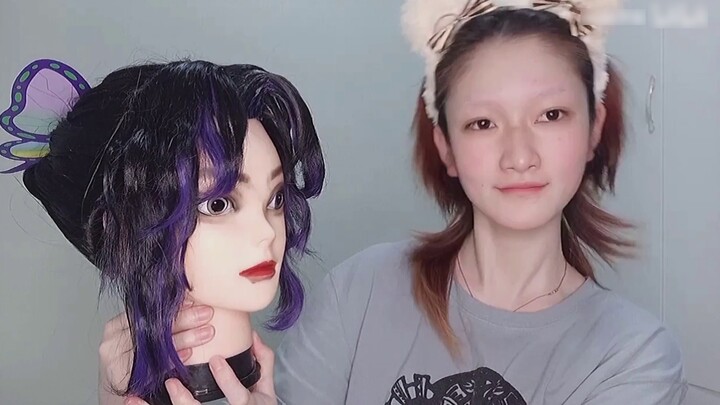 [Aran]Kỷ lục tạo kiểu tóc giả của Butterfly Ninja　Nếu trở thành chị gái Tode Ninja chuyên nghiệp đón