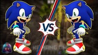 Sonic Vs Sonic In Minecraft