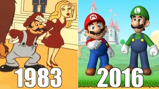 Evolution of Mario in Cartoons, Movies & TV [1983-2016]
