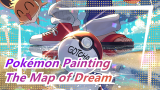 [Pokémon Painting] Pokémon Black & White / The Map of Dream