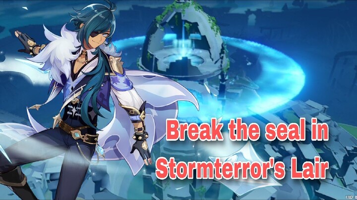 Genshin Impact - Break the seal in Stormterror's Lair part 1