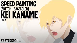 SPEED PAINTING (skect-basecolor) | KEI KANAME | OBLIVION BATTERY