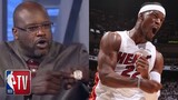 NBA GAMETIME 'SHOCKED' Jimmy Butler K.O Joel EMbiid as  Miami Heat destroy 76ers home 120-85 Game 5