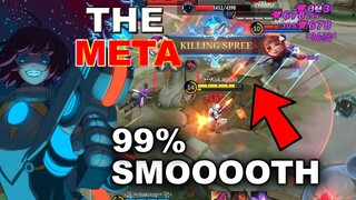 THE META " KIMMY " 95% SMOOTH AIMING | MLBB