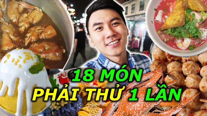 18 món ăn Thái Lan phải thử. Ẩm thực đường phố Thế Giới |THAILAND Street Food