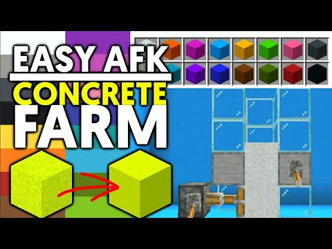 How to Make Concrete in Minecraft