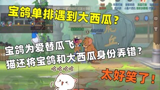 【猫和老鼠手游】宝鸽单排竟遇到大西瓜？全程欢乐！