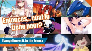 Cual está más j*dido!!?? Evangelion VS Darling in the franxx | SMASH!!