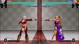 KOF15　世界最高峰アンヘル　圧倒的すぎる１４Hit５割超コンボ