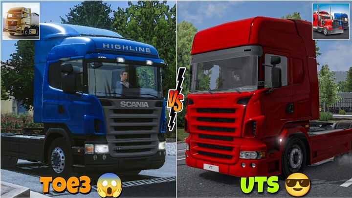 TRUCK SIMULATOR EUROPE 3 vs WORLD TRUCK DRIVING SIMULATOR