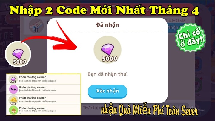 Play Together | Nhập Mã Code Phiên Bản Sinh Nhật Ngày 22 Tháng 4 Nhận Đá Quý Và Thỏi Vàng Miễn Phí