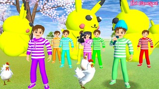 Yuta Mio Shooting Konten Di Peternakan Pikacuu Gempa Bumi |Sakura School Simulator @Ebi Gamespot