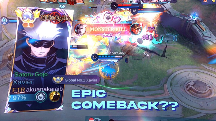 Momen Epick Comeback - Top 1 Global Xavier