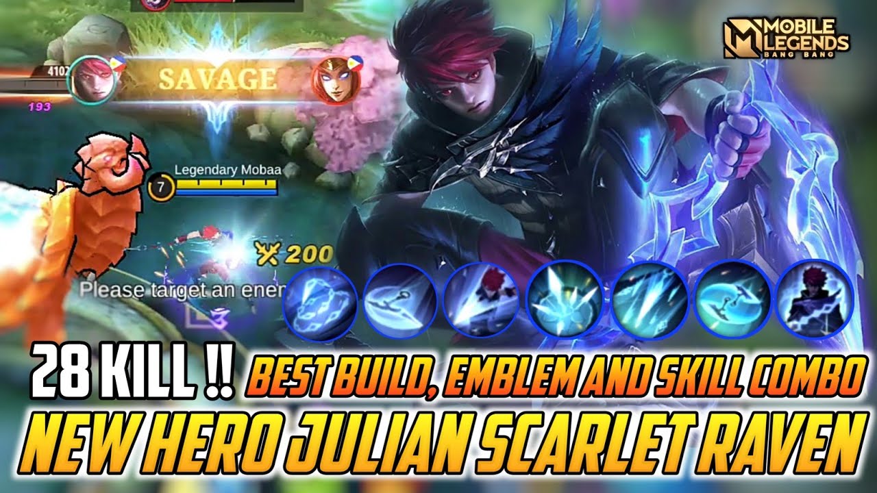 Julian Mobile Legends , Julian Gameplay Best Build And Skill Combo - Mobile  Legends Bang Bang - BiliBili