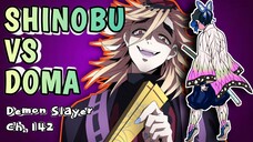 Shinobu vs Doma part 2 - infinity castle - demon slayer chapter 142 tagalog