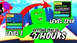 Getting Level (Level 1 To Level 1250) Speed run in Blox Fruits