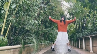 I danced [Golden Osmanthus] in the most beautiful greenhouse in the UK｜in Kew Garden [Wooden Wood Eg