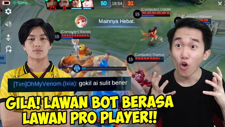 LAWAN BOT BERASA PRO PLAYER! TAUNTING DIKIT LANGSUNG DI COMEBACKIN!! - Mobile Legends Indonesia
