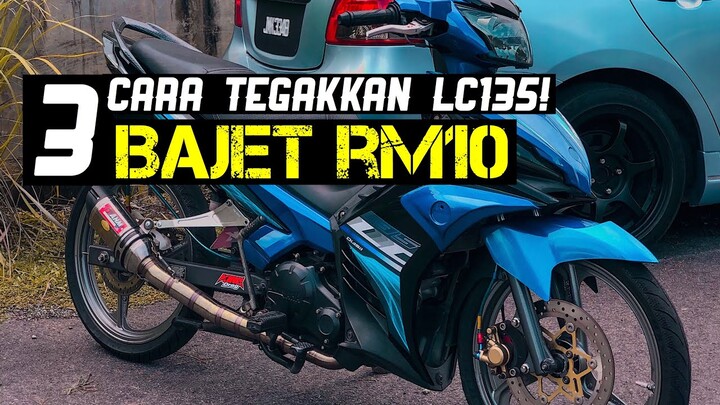 LC135 | 3 Cara Mudah Tegakkan Motor Bajet RM10! Bagi Nampak Handsome Dan Garang! Yamaha Malaysia