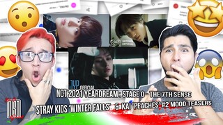 NCT 2021 The 7th Sense, Stray Kids “Winter Falls”Teaser 1, KAI 'Peaches' #2 Mood Sampler | REACTION