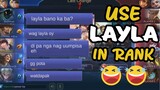 Use LAYLA in EPIC Rank Game (Mobile Legends Troll)