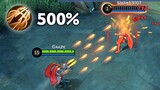 500% attack speed inspire on new update