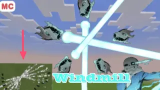 [Command Block]What's The Effect Of The Big Pinwheel In Mc?