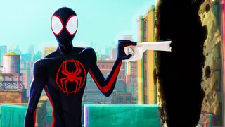 SPIDER MAN ACROSS THE SPIDER VERSE "Miles Morales Vs Spot Fight Scene" (4K ULTRA HD) 2023