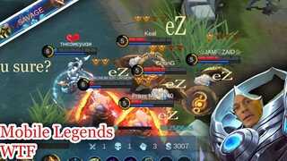 Mobile Legends WTF| Funny 300IQ Luo yi Trolling and Mirror Mode