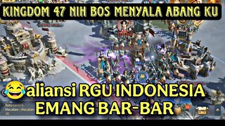 JIWA STM aliansi RGU meronta ronta!! 🤣 kingdom 47 menyala bos #ageofempiresmobile