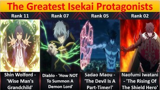 Ranked, The 16 Greatest Isekai Protagonists